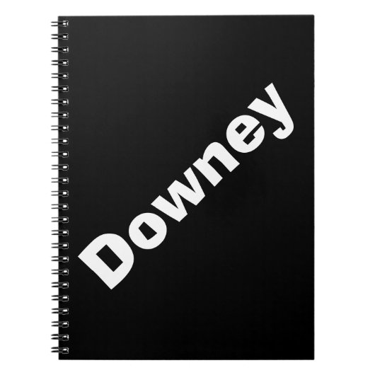 Downey Notitieboek (Voorkant)