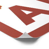 Downhhill Snow Skier - Alaska Poster (Hoek)