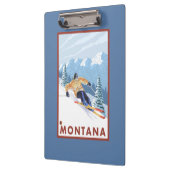 Downhhill Snow Skier - Montana Klembord (Links)