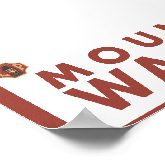 Downhhill Snow Skier - Mount Baker, Washington Poster (Hoek)