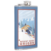 Downhhill Snow Skier - Mount Hood, Oregon Heupfles (Rechts)