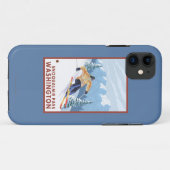 Downhhill Snow Skier - Snoqualmie Pass , WA Case-Mate iPhone Case (Achterkant (horizontaal))