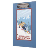 Downhhill Snow Skier - Snoqualmie Pass , WA Klembord (Links)