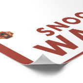 Downhhill Snow Skier - Snoqualmie Pass , WA Poster (Hoek)