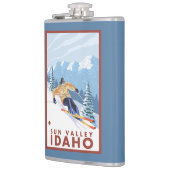 Downhhill Snow Skier - Sun Valley, Idaho Heupfles (Links)