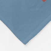Downhhill Snow Skier - The Rockies Fleece Deken (Hoek)