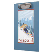 Downhhill Snow Skier - The Rockies Klembord (Links)