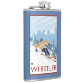 Downhhill Snow Skier - Whistler, BC Canada Heupfles (Rechts)