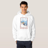 Downhhill Snow Skier - Whistler, BC Canada Hoodie (Voorkant volledig)