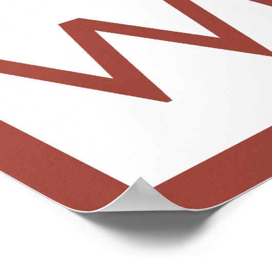 Downhhill Snow Skier - Whistler, BC Canada Poster (Hoek)