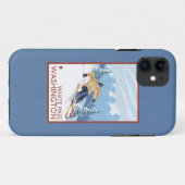 Downhhill Snow Skier - White Pass, Washington Case-Mate iPhone Case (Achterkant (horizontaal))