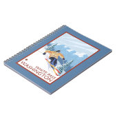 Downhhill Snow Skier - White Pass, Washington Notitieboek (Linkerzijde)