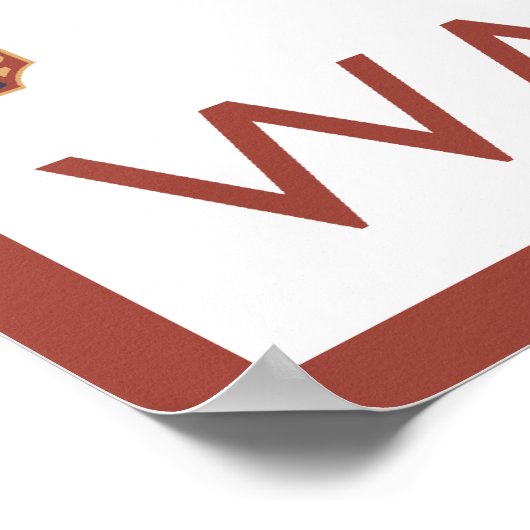 Downhhill Snow Skier - White Pass, Washington Poster (Hoek)