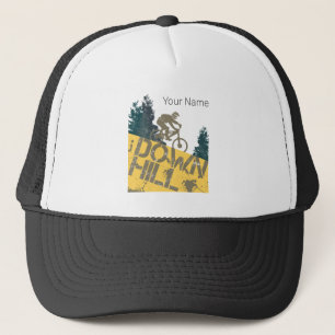 Downhill Biker voor Dirt en Bicycle  MTB Trucker Pet