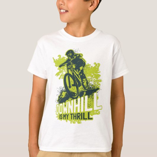Downhill Biking T-shirt (Voorkant)
