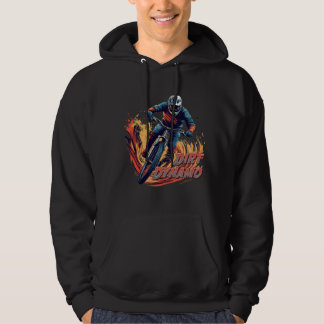 Downhill Grafisch en Tekst Hoodie