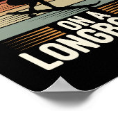 Downhill Longboarden Street Skating Skate Tricks Poster (Hoek)
