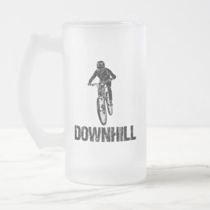 Downhill Mountain Biker Matglas Bierpul