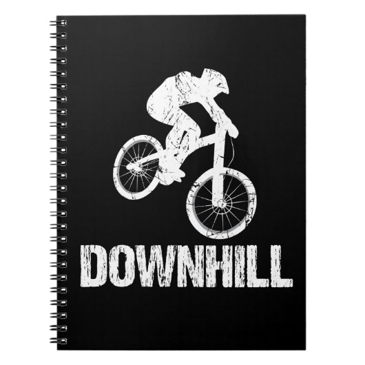 Downhill Mountain Biker Notitieboek (Voorkant)