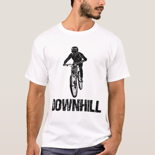 Downhill Mountain Biker T-shirt (Voorkant)