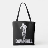 Downhill Mountain Biker Tote Bag (Achterkant)