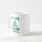 Downhill Mountain Biking Koffiemok (Voorkant links)