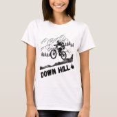 Downhill Mountain Biking T-shirt (Voorkant)