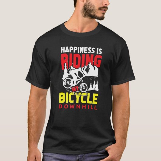 Downhill Mountain Cycling Bicycle Riding Extrem Sp T-shirt (Voorkant)