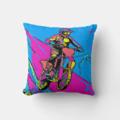 Downhill Mountain Run - Motocross Rider Kussen (Voorkant)