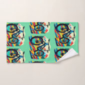 Downhill Mountainbike Kunst Bad Handdoek (Handdoek)