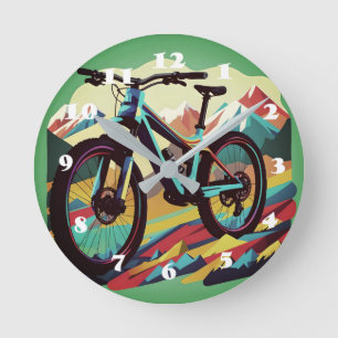 Downhill Mountainbike Kunst Ronde Klok