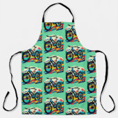 Downhill Mountainbike Kunst Schort (Voorkant)