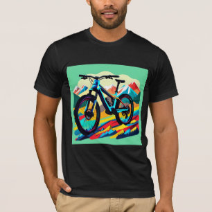 Downhill Mountainbike Kunst T-shirt