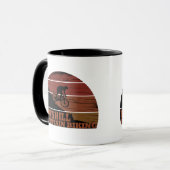 Downhill Mountainbike Mok (Voorkant links)