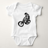 Downhill mountainbike rijder romper (Voorkant)