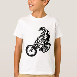 Downhill mountainbike rijder t-shirt