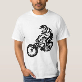 Downhill mountainbike rijder t-shirt