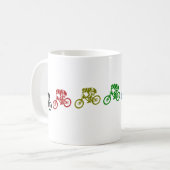 Downhill mountainbike sprong koffiemok (Voorkant links)