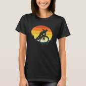Downhill Mountainbiker - Fietsliefhebber MTB Mount T-shirt (Voorkant)