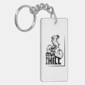 Downhill MTB Sleutelhanger (Voorkant Links)