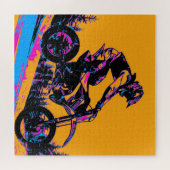 Downhill Racer - Motocrossrijder Legpuzzel (Horizontaal)
