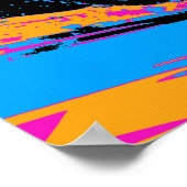 Downhill Racer - Motocrossrijder Poster (Hoek)