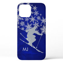 Downhill Ski Blue Monogram