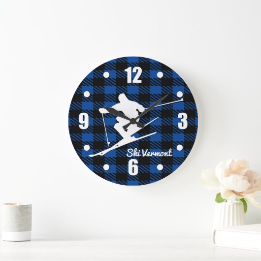 Downhill Ski personaliseert Grote klok (Huis)