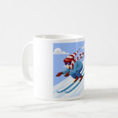 Downhill Skier Koffiemok (Voorkant links)