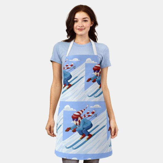 Downhill Skier Schort (Gedragen)