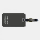 Downhill Skier - Sportbeoefening en Plezier Bagagelabel (Achterkant horizontaal)