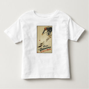 Downhill Skier - Sportbeoefening en Plezier Kinder Shirts