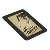 Downhill Skier - Sportbeoefening en Plezier Magneet (Rechterzijde)