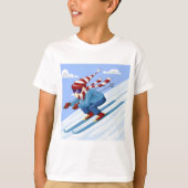 Downhill Skier T-shirt (Voorkant)